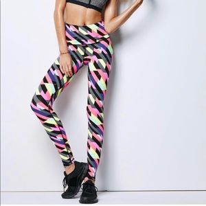 Victoria’s Secret VSX Knockout Tights - Neon Print